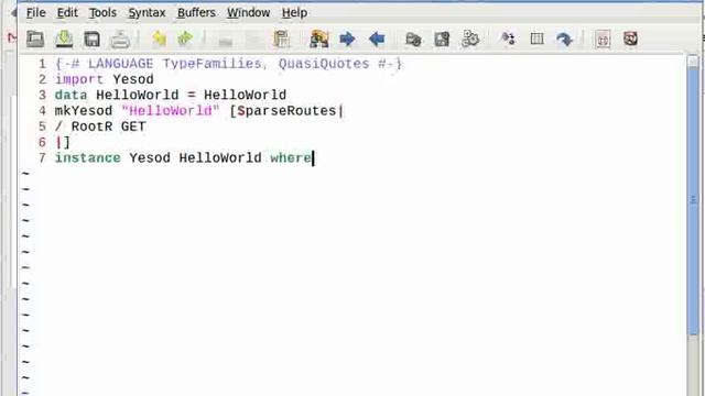 Yesod Web Framework - Hello World смотреть онлайн