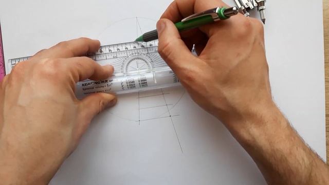 ПОСТРОИТЬ ПРАВИЛЬНЫЙ 9-УГОЛЬНИК [construction of regular nonagon] смотреть онлайн