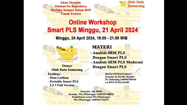 Online Workshop Smart PLS смотреть онлайн