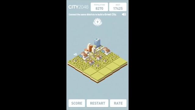 City 2048 Gameplay 15K score смотреть онлайн