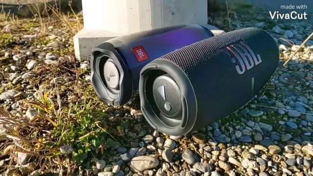 jbl pulse 4 & jbl charge 5 bass test + jbl go смотреть онлайн