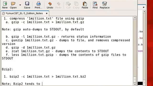 016   Gzip   Bzip2   Unzip   Tar