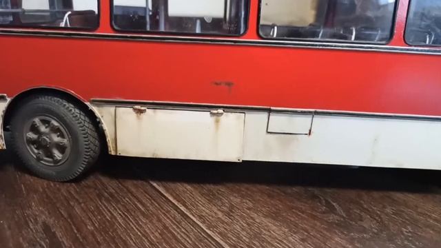 Лиаз 677М своими руками. Liaz russian bus handmade смотреть онлайн