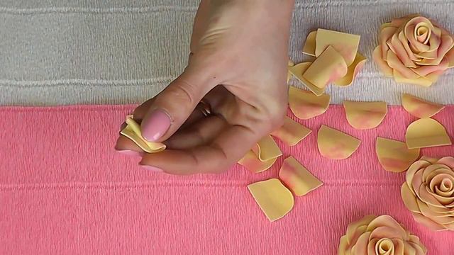 Цветы из фоамирана / Розы из фоамирана смотреть онлайн