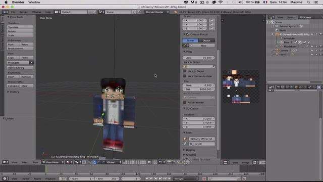 GFX - TUTO - Rig Minecraft sur BLENDER ! смотреть онлайн