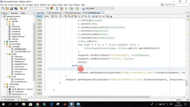 Sistema de Ventas en Java Web - Patron MVC y MySQL - Generar Numero de Serie de Ventas смотреть онлайн