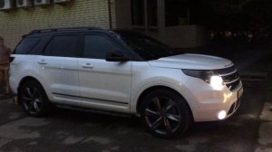 Ford Explorer 5 подсветка ручек и пригласительная подсветка порогов.