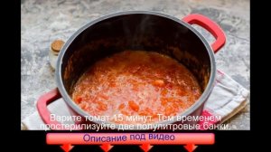 Заправка для борща из помидоров на зиму