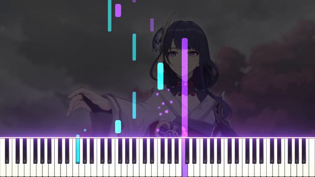Raiden Shogun: Nightmare - Character Teaser OST | [Piano Cover] (Synthesia)「ピアノ」【Genshin Impact】 смотреть онлайн