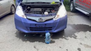 #установка мини линзы на хонду Фрид гибрид