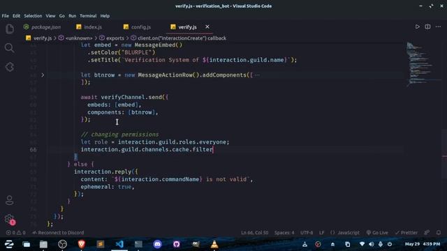 Code Your Own Discord Bot Verification System Using Discord.JS | Captcha Verification System смотреть онлайн