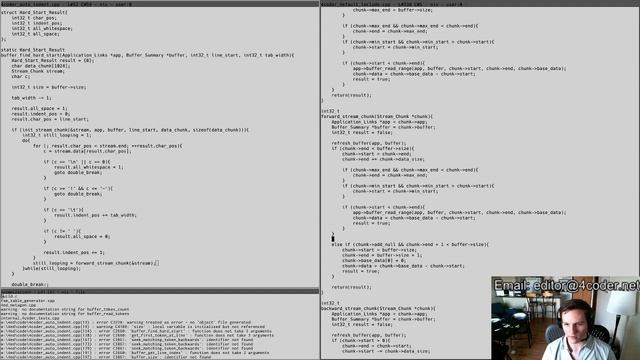 4coder dev: Moving Auto Indent to Custom Side смотреть онлайн