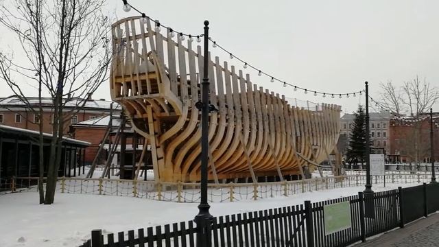 Санкт-Петербург зимой. День 2. Музей поездов РЖД и Новая Голландия смотреть онлайн
