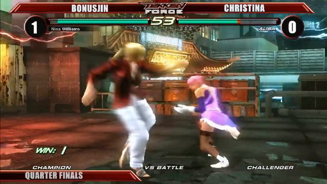 TEKKEN FORCE [R4] - BonusJin vs Christina [QF] смотреть онлайн