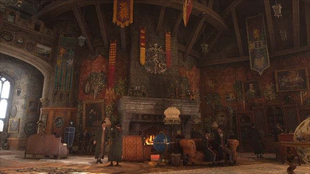 Hogwarts Legacy Harry Potter & Ambience | Gryffindor Common Room смотреть онлайн