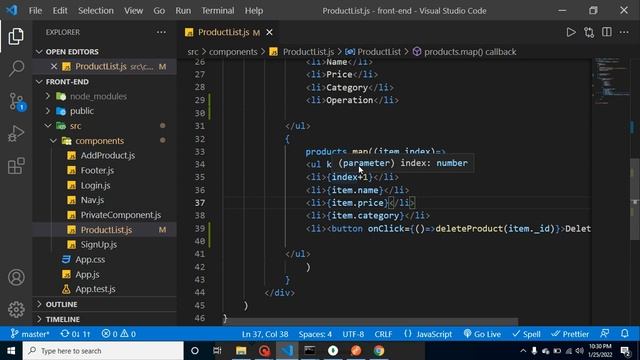 React and node JS project #25 Integrate Delete Product API смотреть онлайн