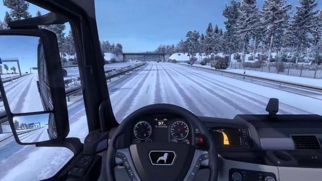 Морозная зима (Frosty Winter Weather) v9.3 для Euro Truck Simulator 2 (1.46.x) Обзор мода смотреть онлайн