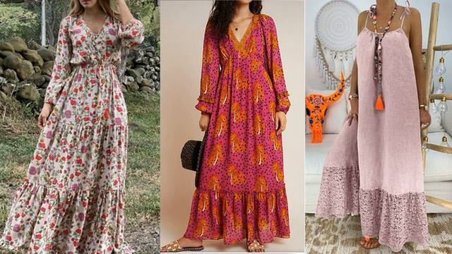 ПЛАТЬЕ-БОХО ИЗ ЛЬНА/ ХЛОПКА НА ЛЕТНИЙ СЕЗОН💕 НОВИНКИ ФАСОНОВ💕 смотреть онлайн