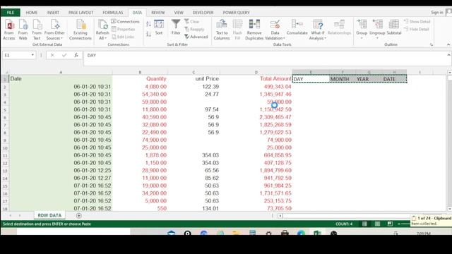 DATE CONVERSION, How To Correct Date Error In excel , DATA Analysis, excel, Microsoft excel, смотреть онлайн