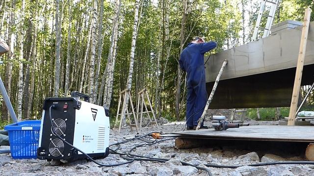 Welding with power inverter (PowerStar LW 6000W inverter) смотреть онлайн
