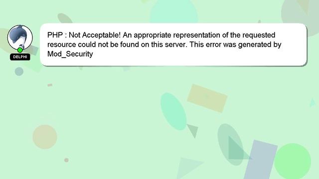 PHP : Not Acceptable! An appropriate representation of the requested resource could not be found on смотреть онлайн