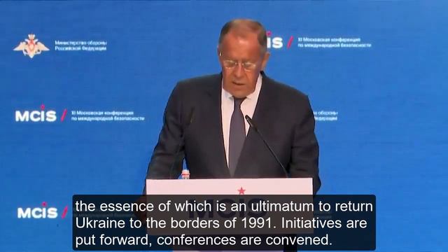 Sergey Lavrov at the Moscow Conference on International Security - August 15 2023, English Subtitle смотреть онлайн