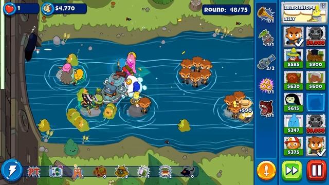[4K] Bloons Adventure Time TD - Grassland : River Run (Impoppable) смотреть онлайн