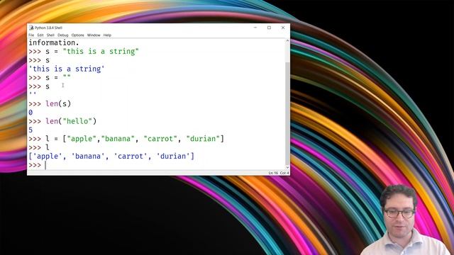 6.2 Lists, Strings, and Tuples смотреть онлайн