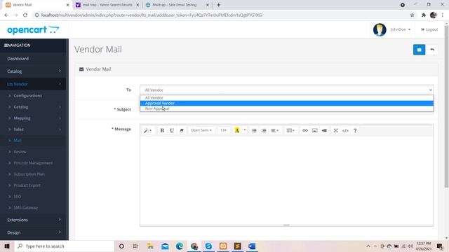 #9. Opencart Multivendor Mail Configuration, eCommerce Marketplace Module (Letscms Pvt. Ltd.) смотреть онлайн