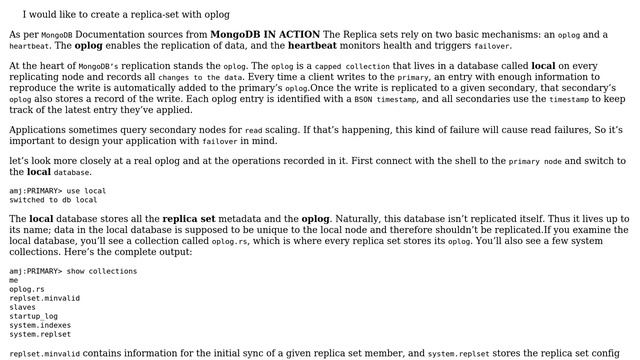 Databases: MongoDB instances and oplog смотреть онлайн