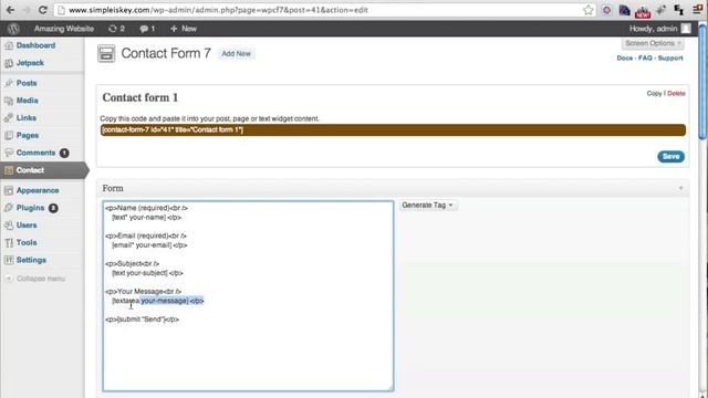 Build a Contact Form In Wordpress смотреть онлайн