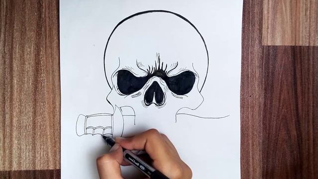 How To Draw Skull Tribal Tattoo смотреть онлайн