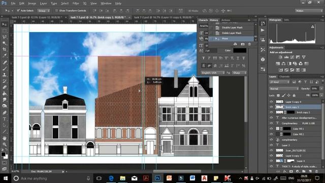 How to Architectural Visualization - Photoshop Tutorial смотреть онлайн