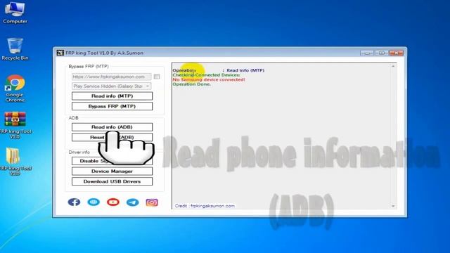 Samsung Frp Bypass Tool | Android 10-11 | MTP ADB Mode