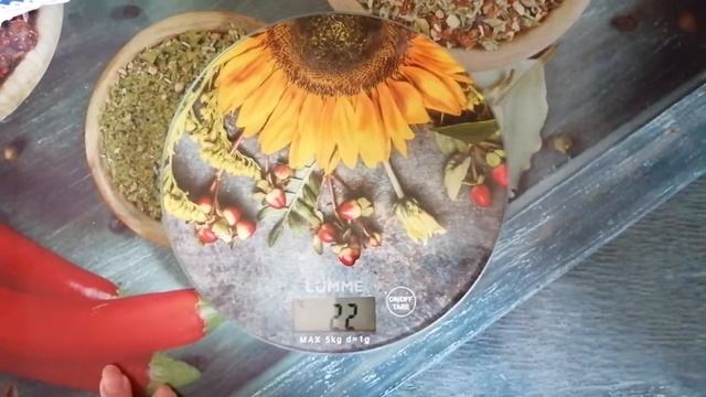 Кухонные весы Lumme LU-1341 Летние цветы