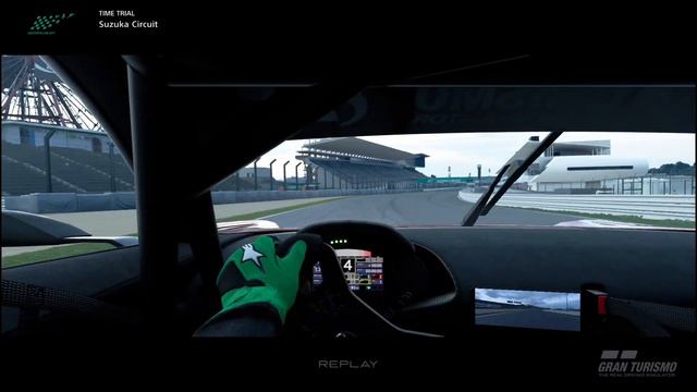 GT SPORT ||| Suzuka Circuit Time Trial: MAZDA RX-VISION GT3 CONCEPT Chase and Cockpit Cam Replay смотреть онлайн