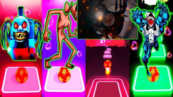 Choo Choo Charles Tomas The train Siren Head VENOM Tiles Hop EDM Rush YOMAYO-199