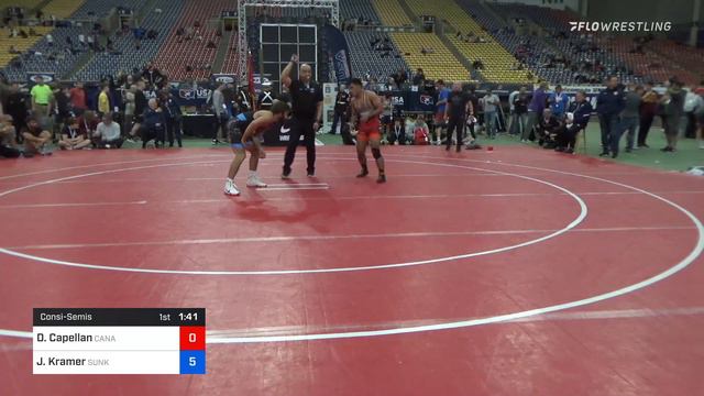 61 Kg Consolation - Darthe Capellan, Canada Vs Josh Kramer, Sunkist Kids Wrestling Club F319 смотреть онлайн