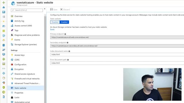 Deploying Vue.js to Azure Static Website смотреть онлайн