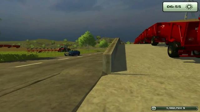 FARMING SIMULATOR 2013......even a HUGER TRAIN OF TRAILERS AND FULL OF CANOLA смотреть онлайн