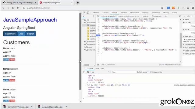 Spring Boot + Angular 6 example | Spring Data JPA + REST + PostgreSQL CRUD example смотреть онлайн