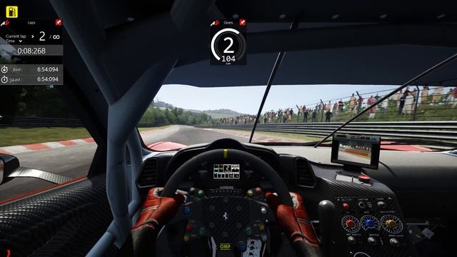 Ferrari 458 GT2 at Nurburgring Nordschleife смотреть онлайн