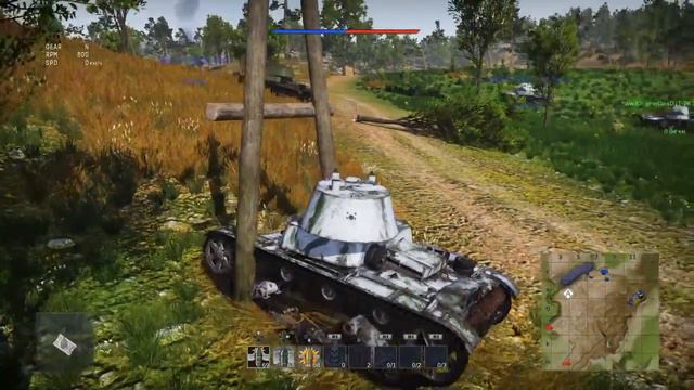 Забавный баг в War Thunder PS4 смотреть онлайн