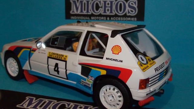 1/18 Peugeot 205 T16 Evo 1000 Lakes Vatanen'/ Otto-Models [OT162] Resin Model смотреть онлайн