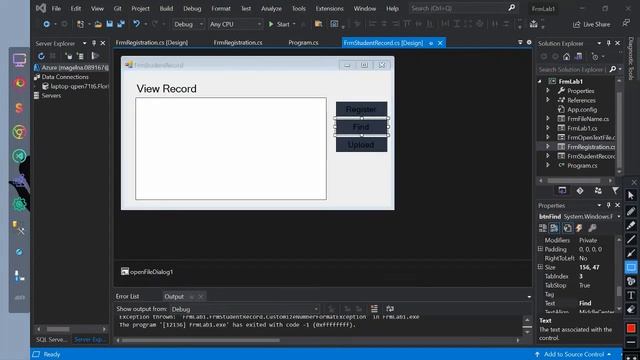 C# Programming Exercise Solution 17: Combination of exception, open file dialog and streamer смотреть онлайн