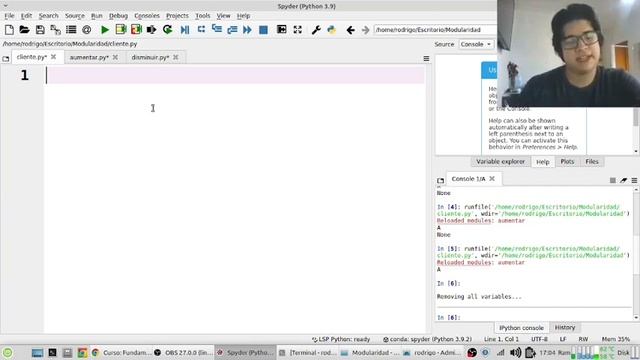 Modularidad (Python 3.x) смотреть онлайн