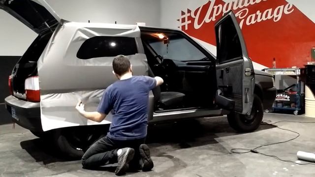 Envelopamento Fiat Uno grafite jateado metálico. UPGRADE GARAGE Envelopamento ;) смотреть онлайн