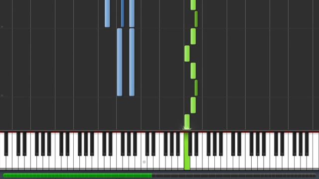 Beethoven - 5th symphony 50% speed piano tutorial смотреть онлайн