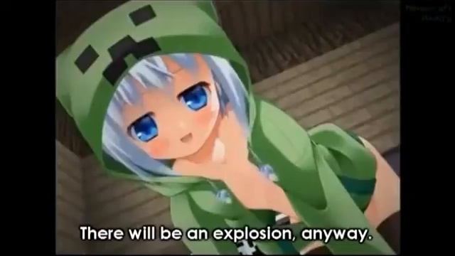 Minecraft creeper girl! смотреть онлайн