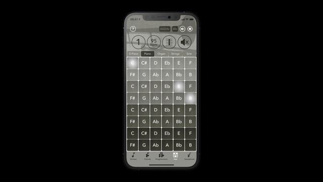 Tutorial zur Ansicht "PAD" von iPracticePro - der iOS Musik-Übe-App смотреть онлайн